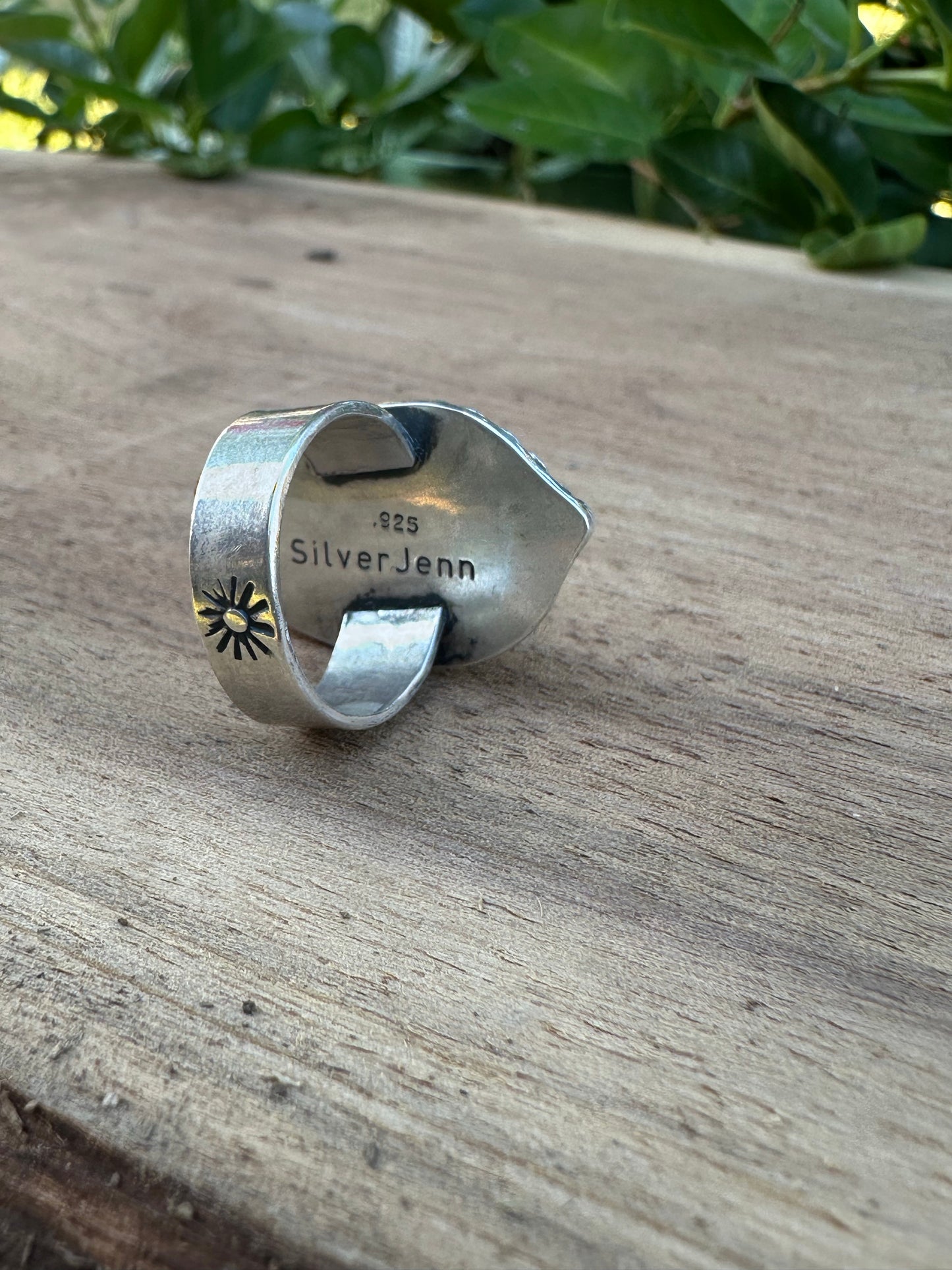 Mountain Sunrise Sterling Silver & Royston Turquoise Ring