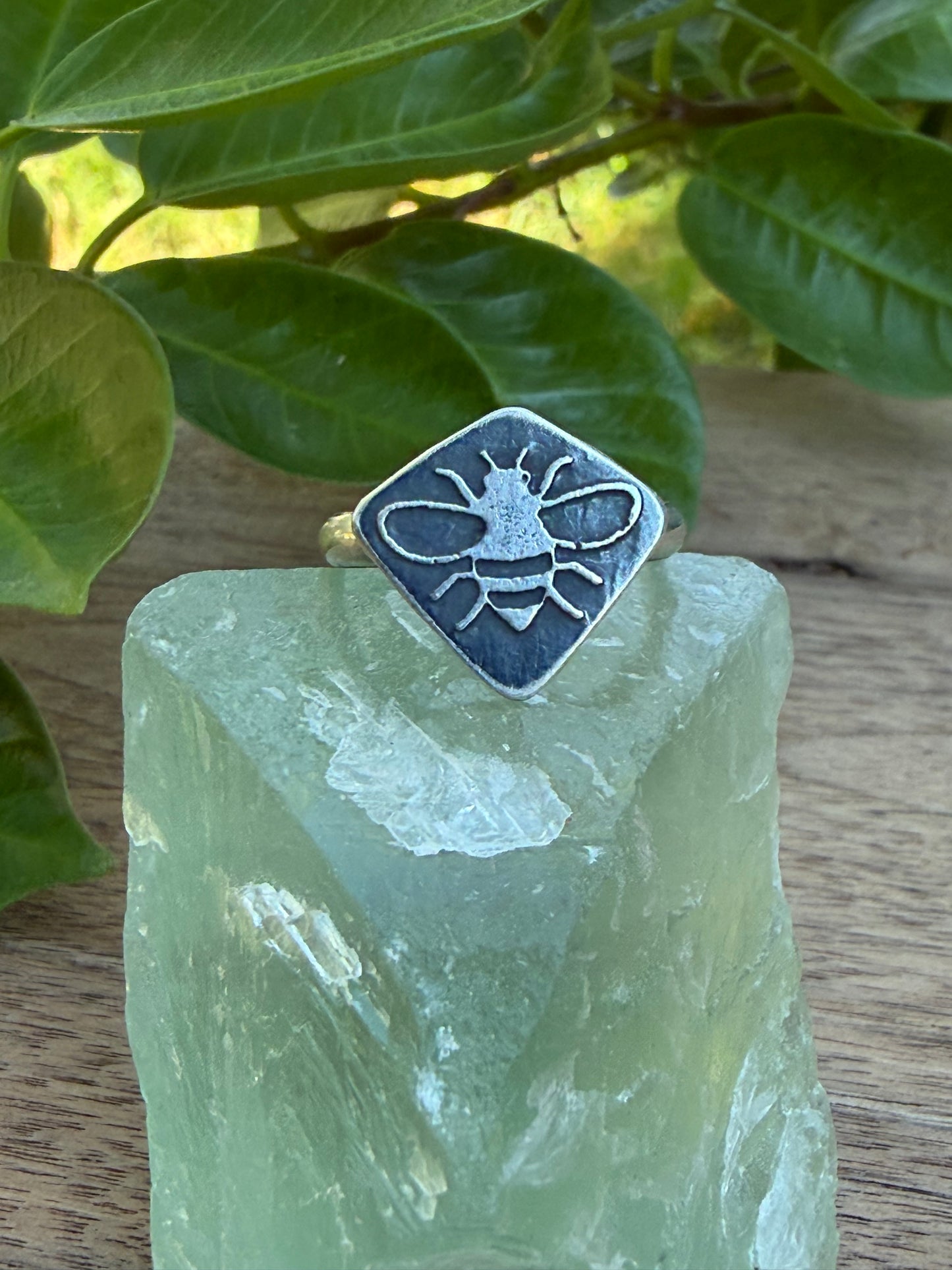 Sterling Silver Bee Ring