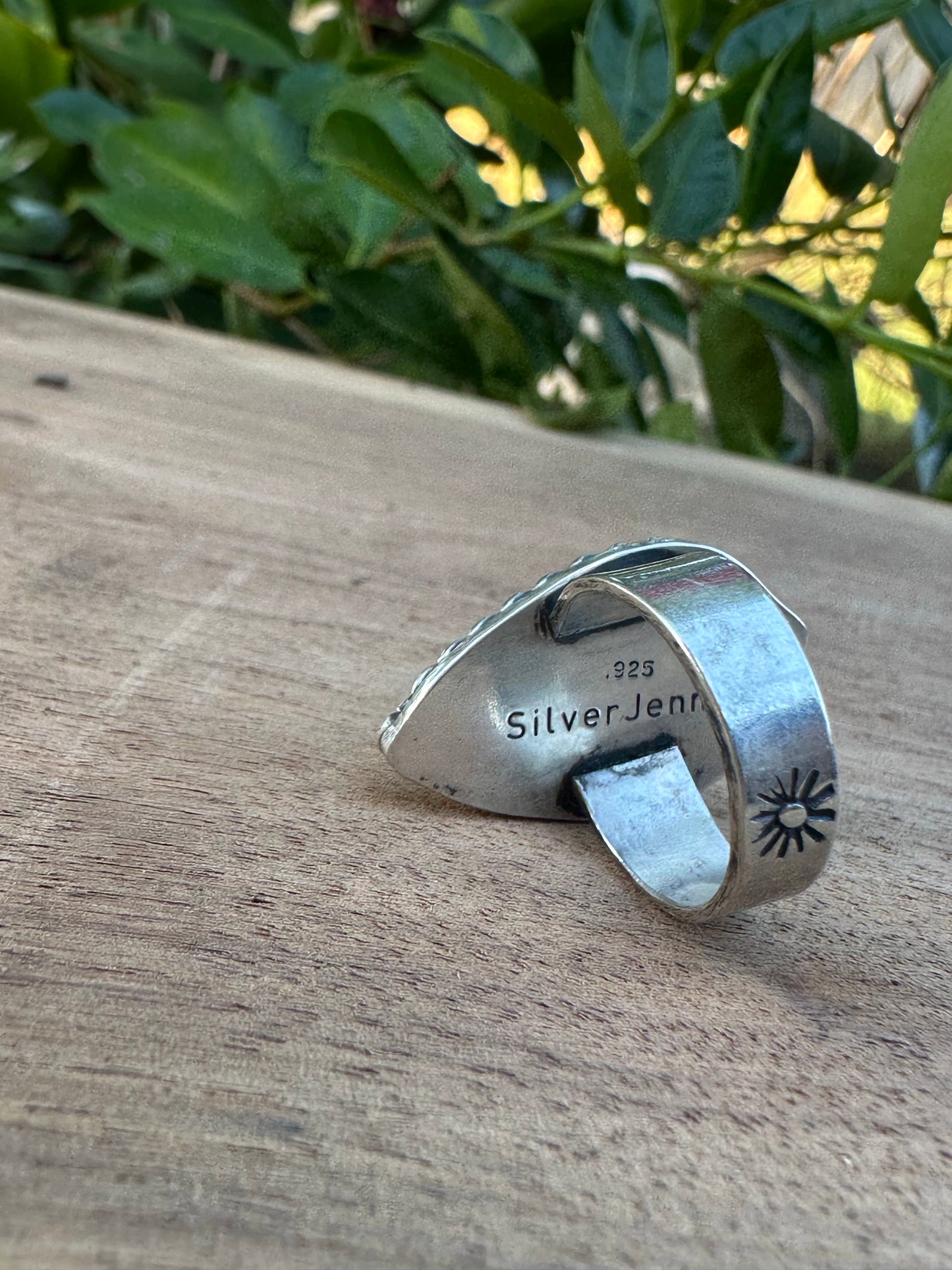 Mountain Sunrise Sterling Silver & Royston Turquoise Ring