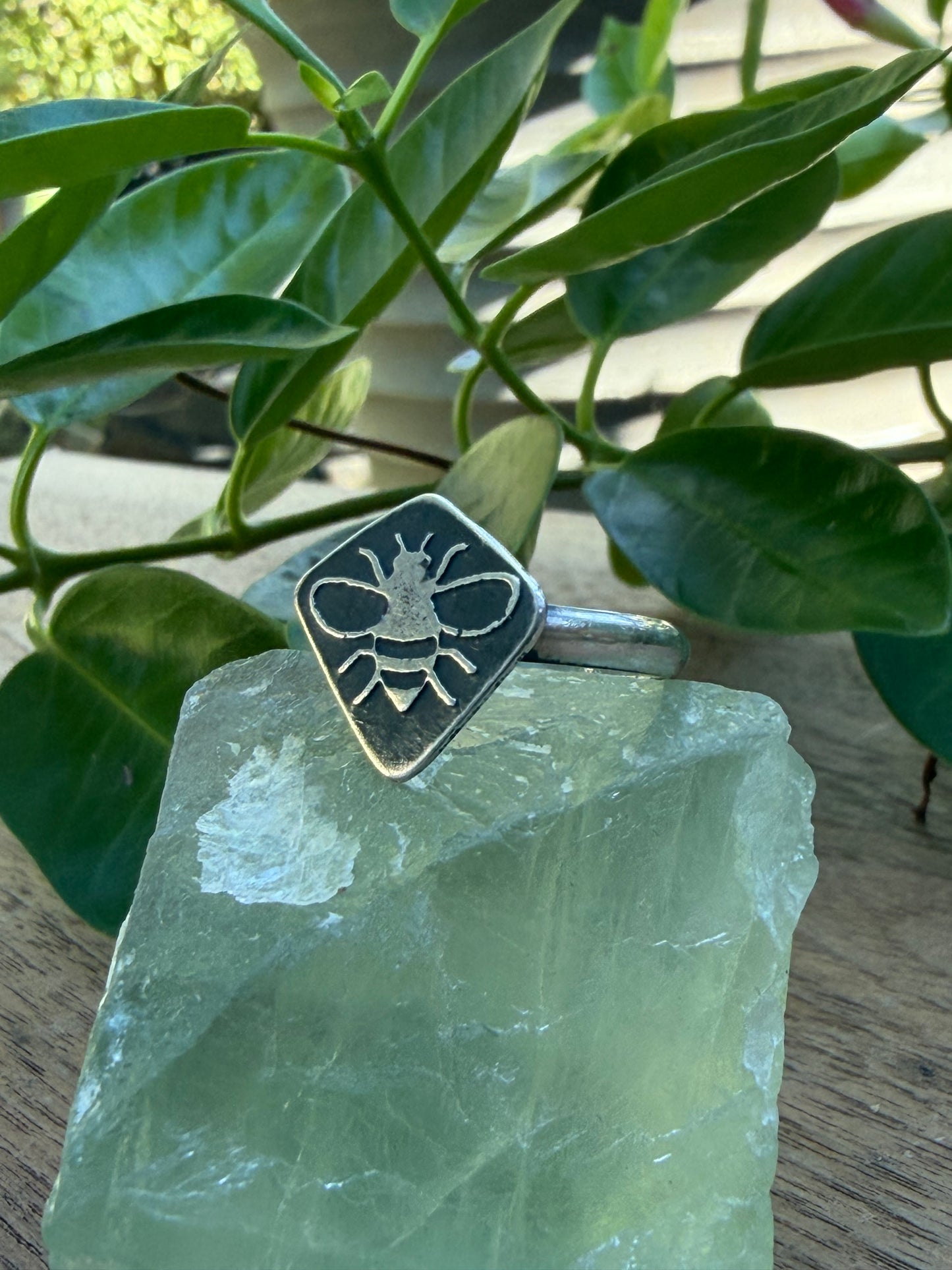 Sterling Silver Bee Ring