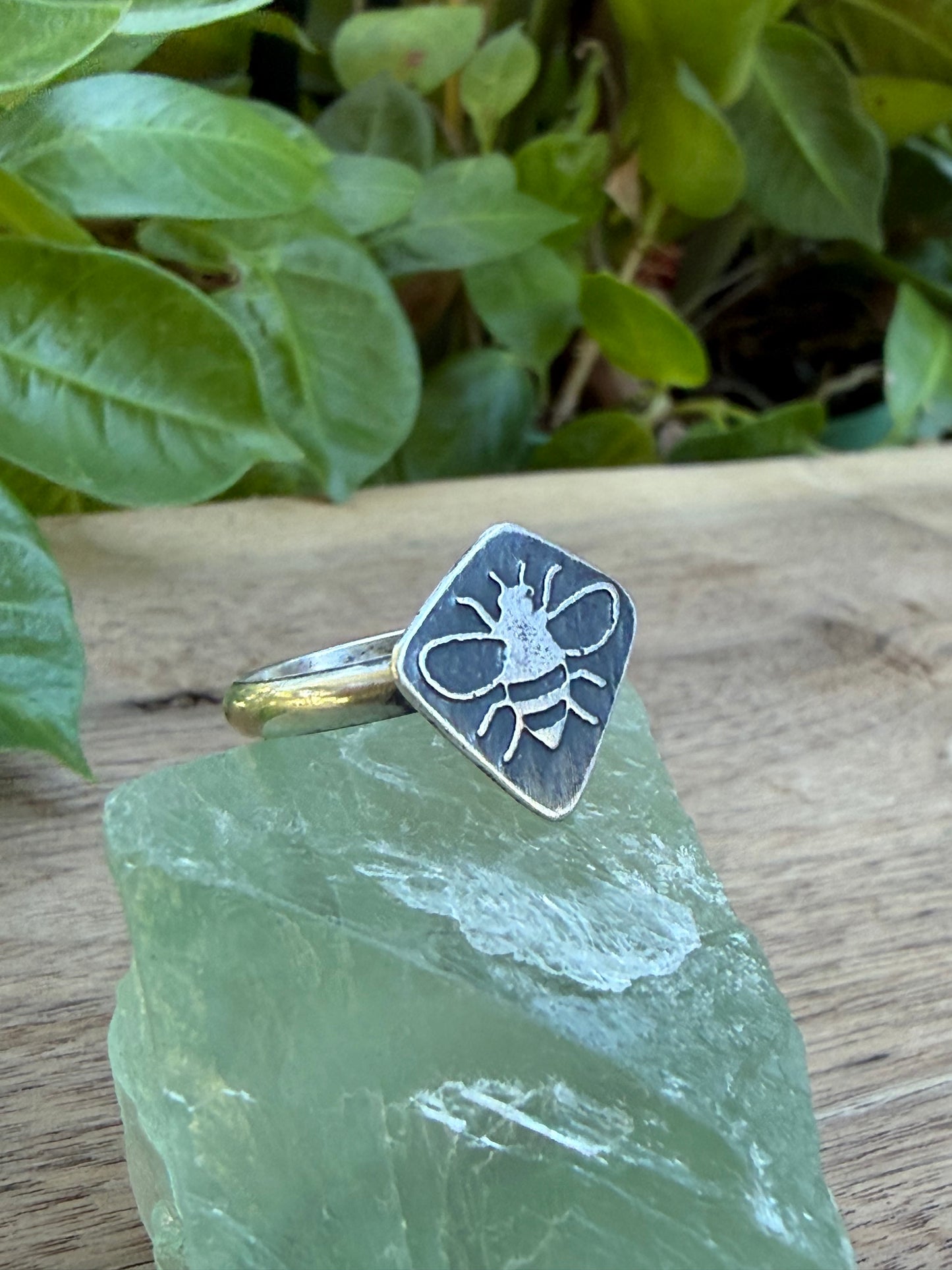 Sterling Silver Bee Ring