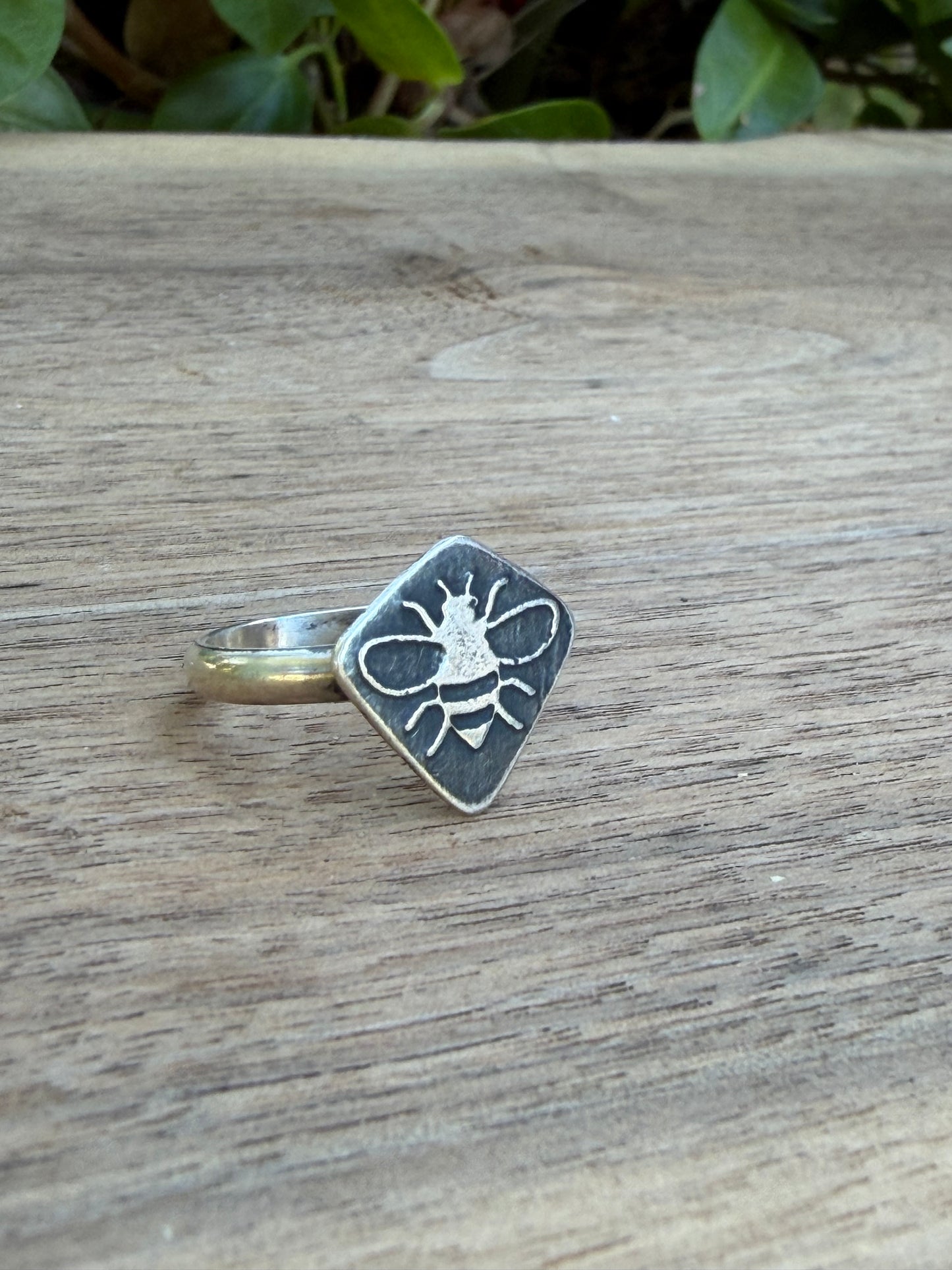 Sterling Silver Bee Ring